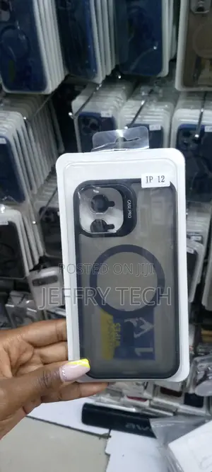 Magsafe Clear Case With Camera Stand+ Ring Lense for Ip 12
