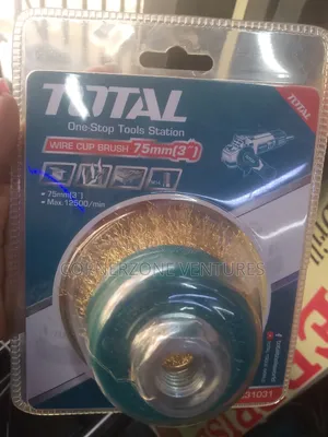 Total Wire Cup Brush 75mm, 3"
