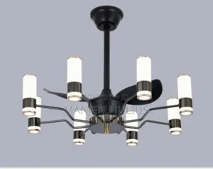 Modern Black Led Chandelier