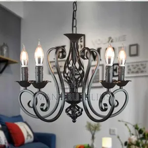 6-Light Vintage Chandelier