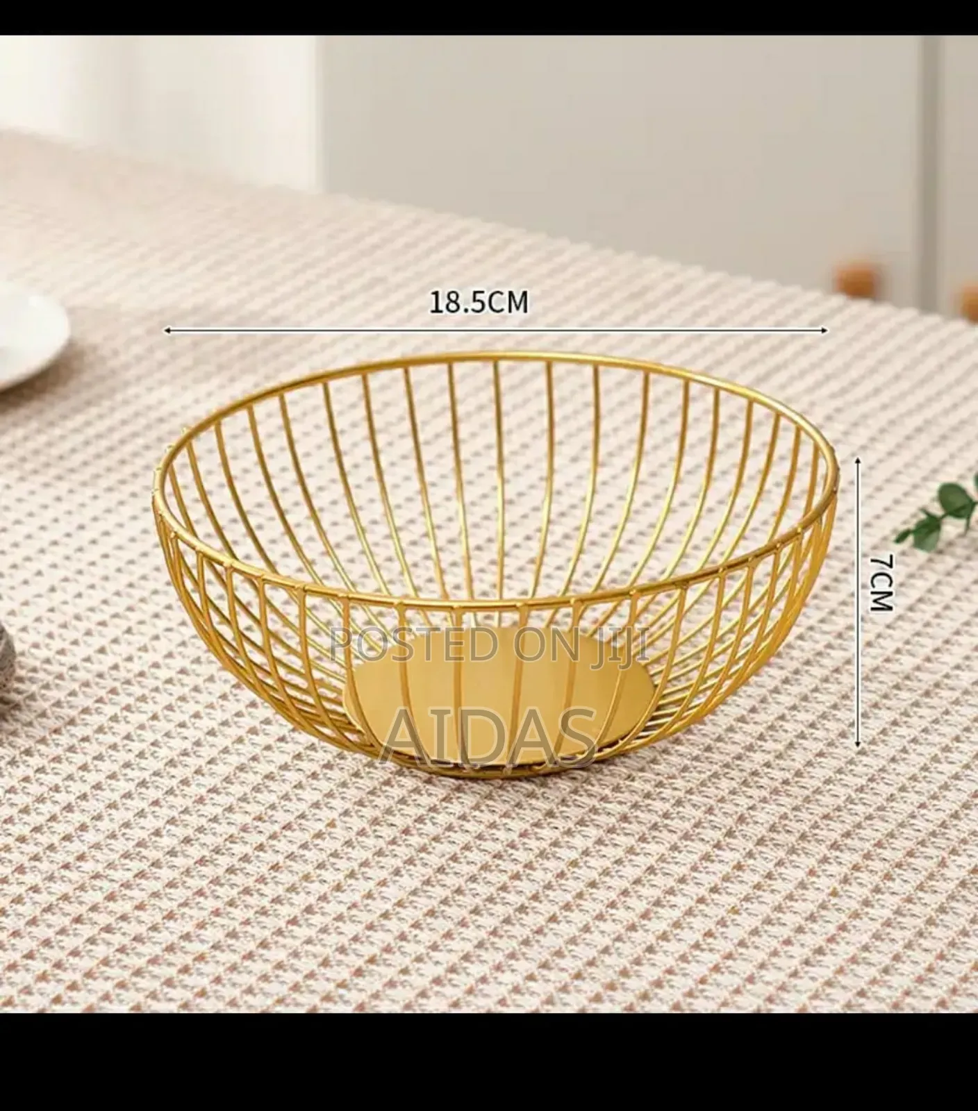 Metalic Golden Fruit Basket*Modern Nordic Bowl