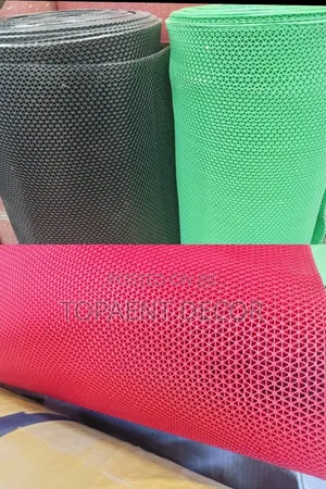 Green Black and Red Non Slip Floor Mats Corridor Runners