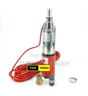 12v 250w 30m 100ft Solar Submersible Pump With Valve