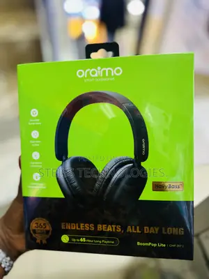 Oraimo Black Wireless Headsets 