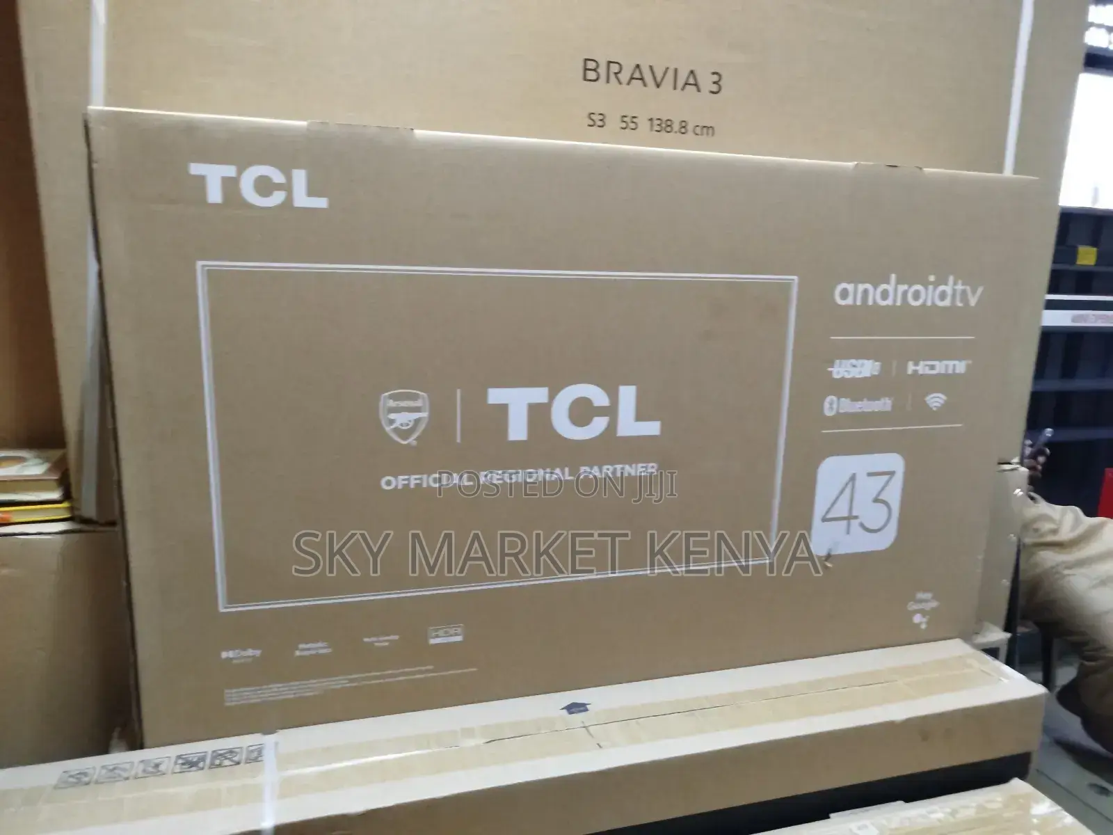 TCL 43′′ S5400a (2024) FHD Smart Android Frameless Tv