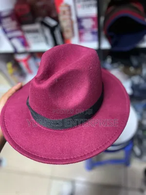Maroon Fedora Hats at 700 Unisex Hats