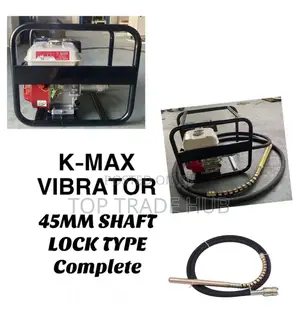 K-max 8.5hp Petrol Concrete Vibrator 45mm Shaft Lock Type