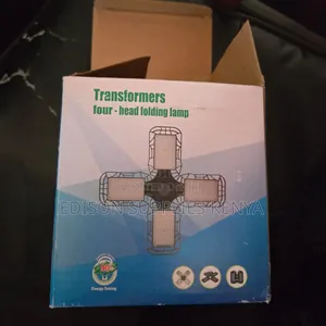 Foldable Fan Bulbs Bright Led Lamp 4 Leaf Bulb 60watts
