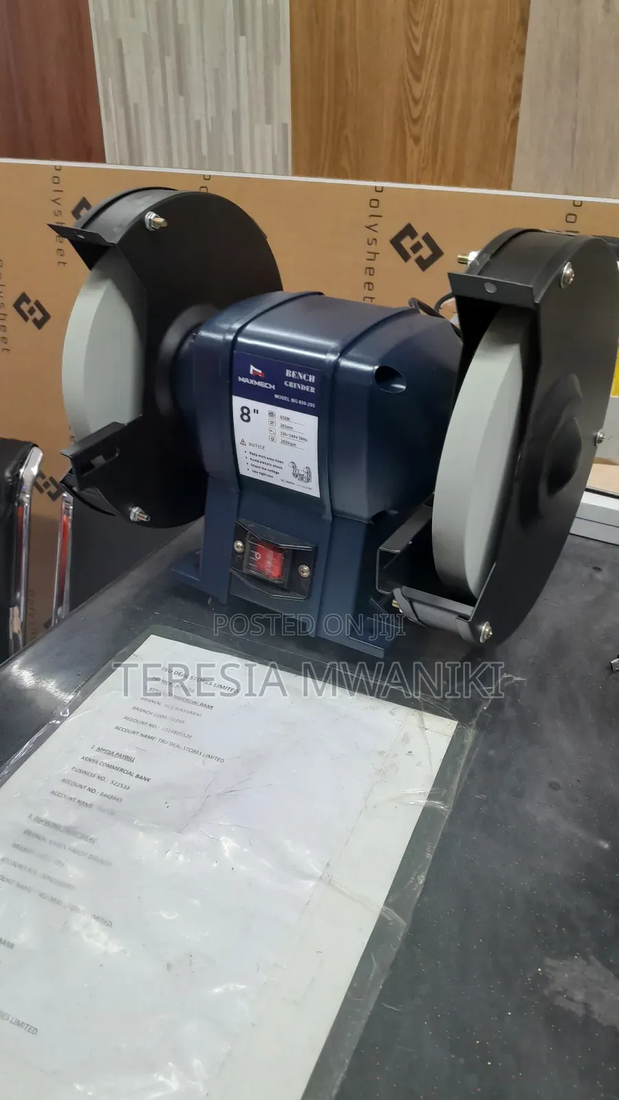 Maxmech  Bench Grinder 8" 650w