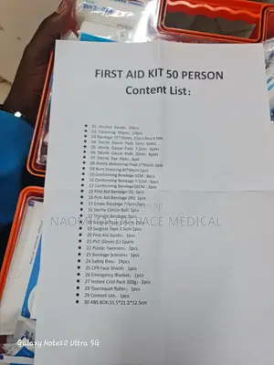 First Aid Kit for 50persons
