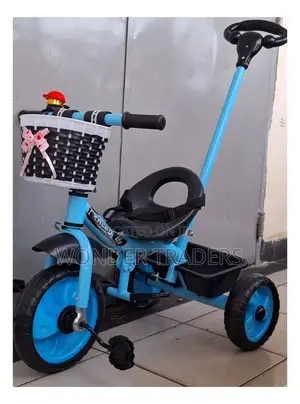 Kids Tricycle With Push Handle.