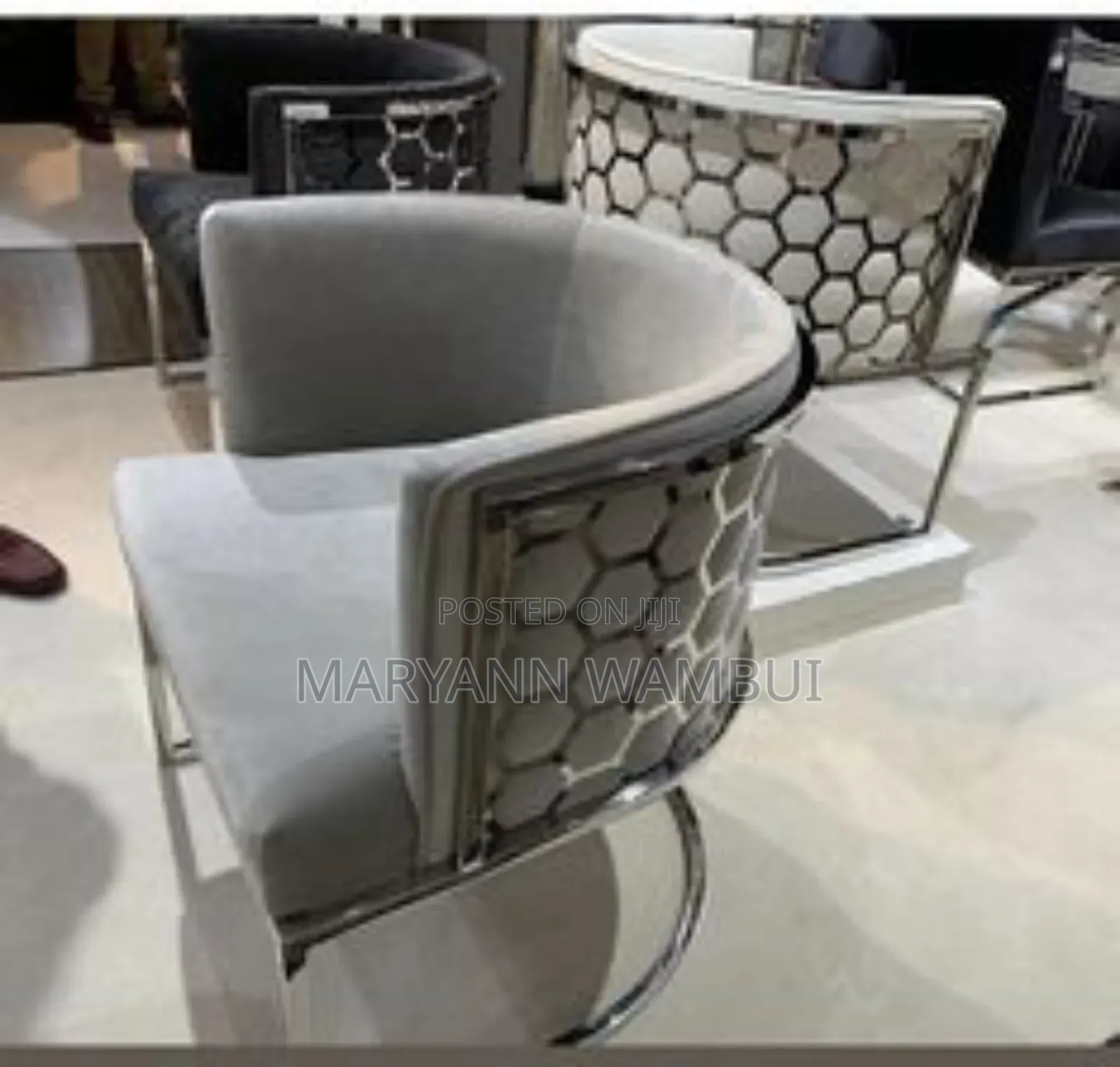 Laser Cutted and Powder Coated Chairs