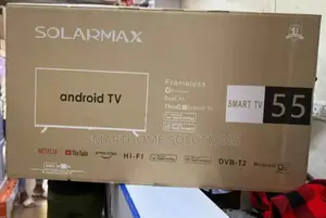 Solarmax 55inch Smart Android, Youtube, Netflix,Free Channel
