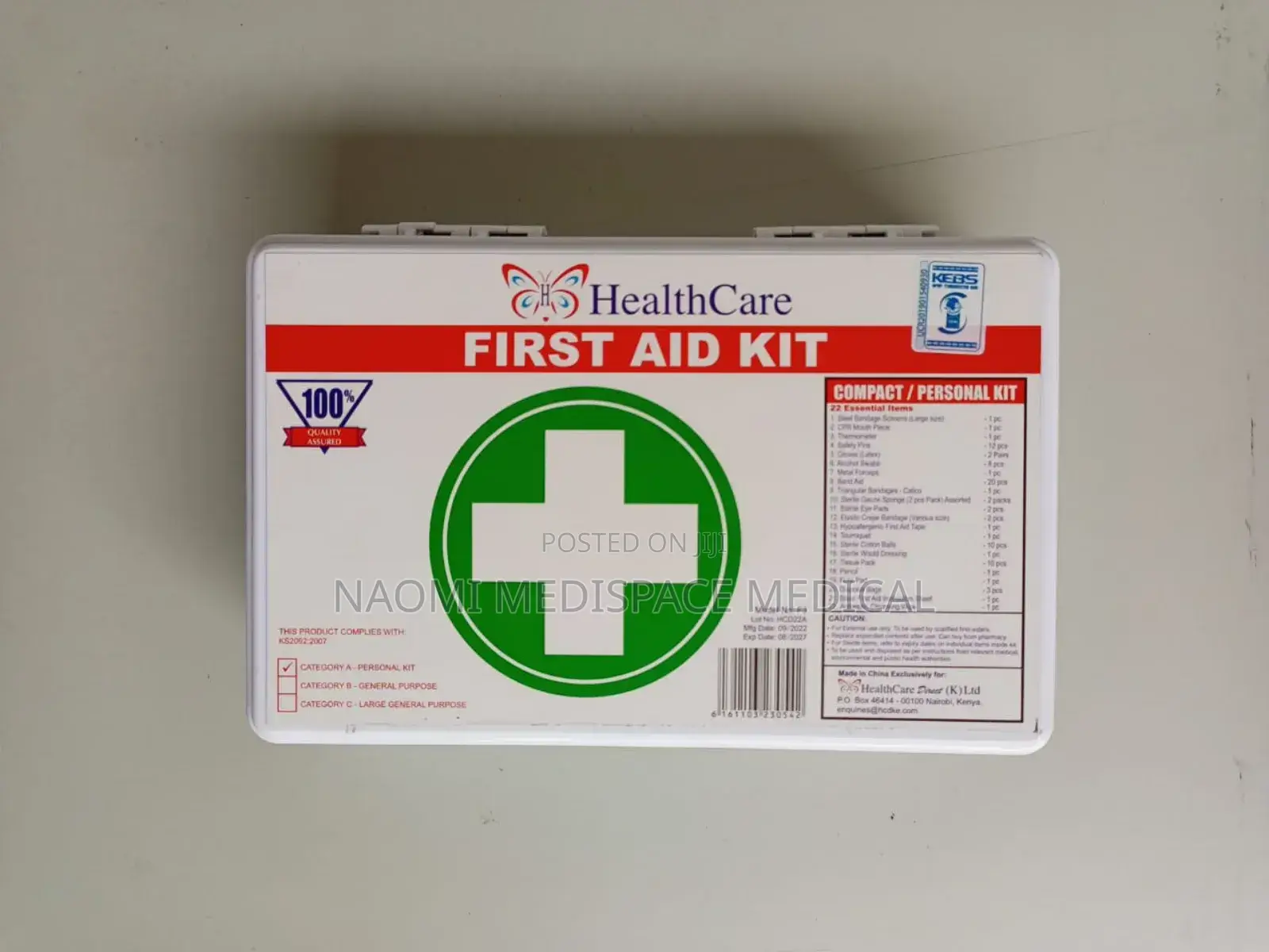 First Aid Kit With 25 Items