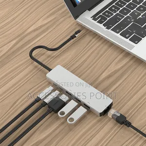 6-in-1 Type C Hdmi Adapter, for Macbook Pro,iPad Pro,Xps