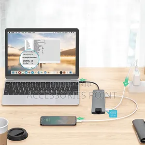 6-in-1 Type C Hdmi Adapter, for Macbook Pro,iPad Pro,Xps