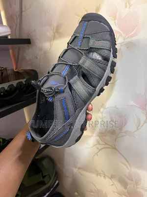 Grey Men's Open -Kiatu-Breathable Shoes Size 40 to 44