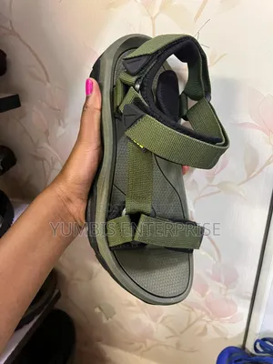 Green  Men's _Teva Open -Shoes With Rubber Sole