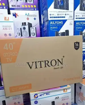 Vitron 40" Smart Android Frameless Full Hd Flat Tv-Netflix