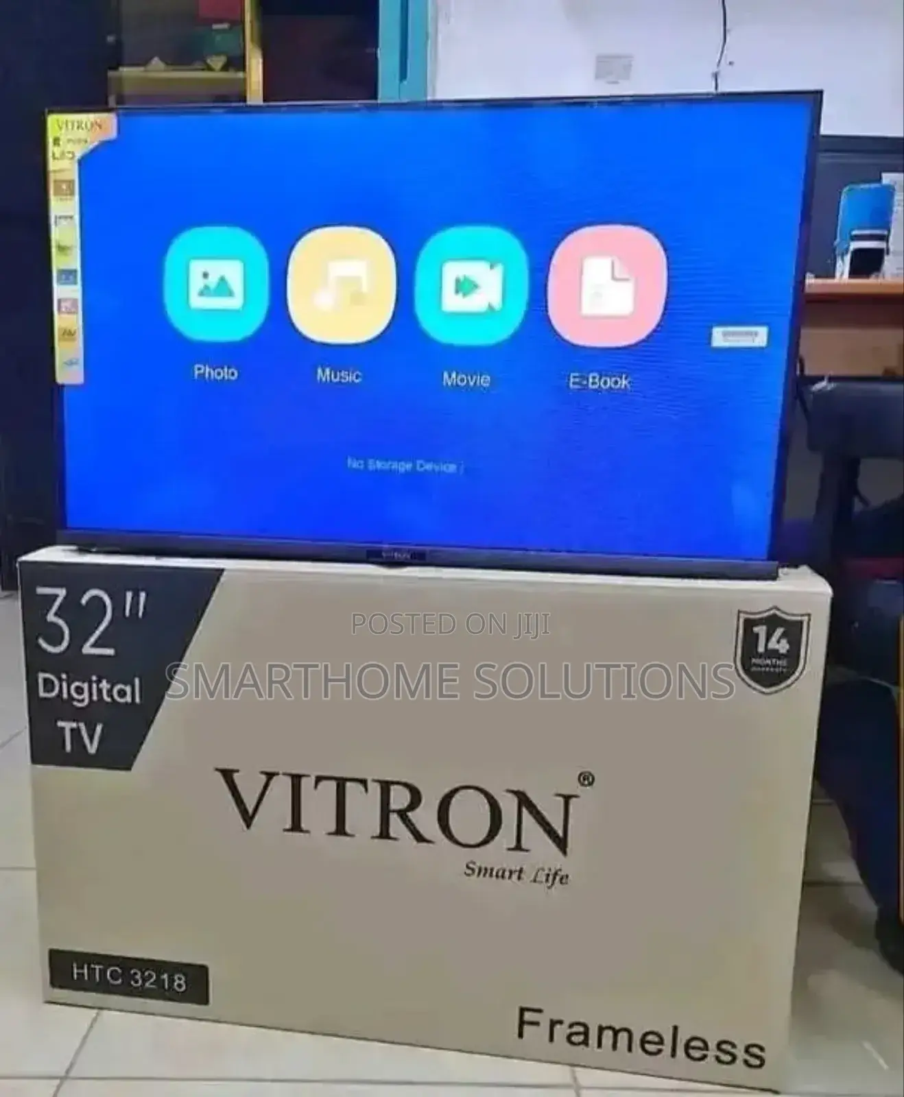 Vitron 32" Digital Tv With Inbuilt Decoder