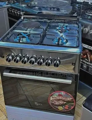 Standing Roch 3gas+1hot Plate 60*60 Gas Cooker - 60l Oven