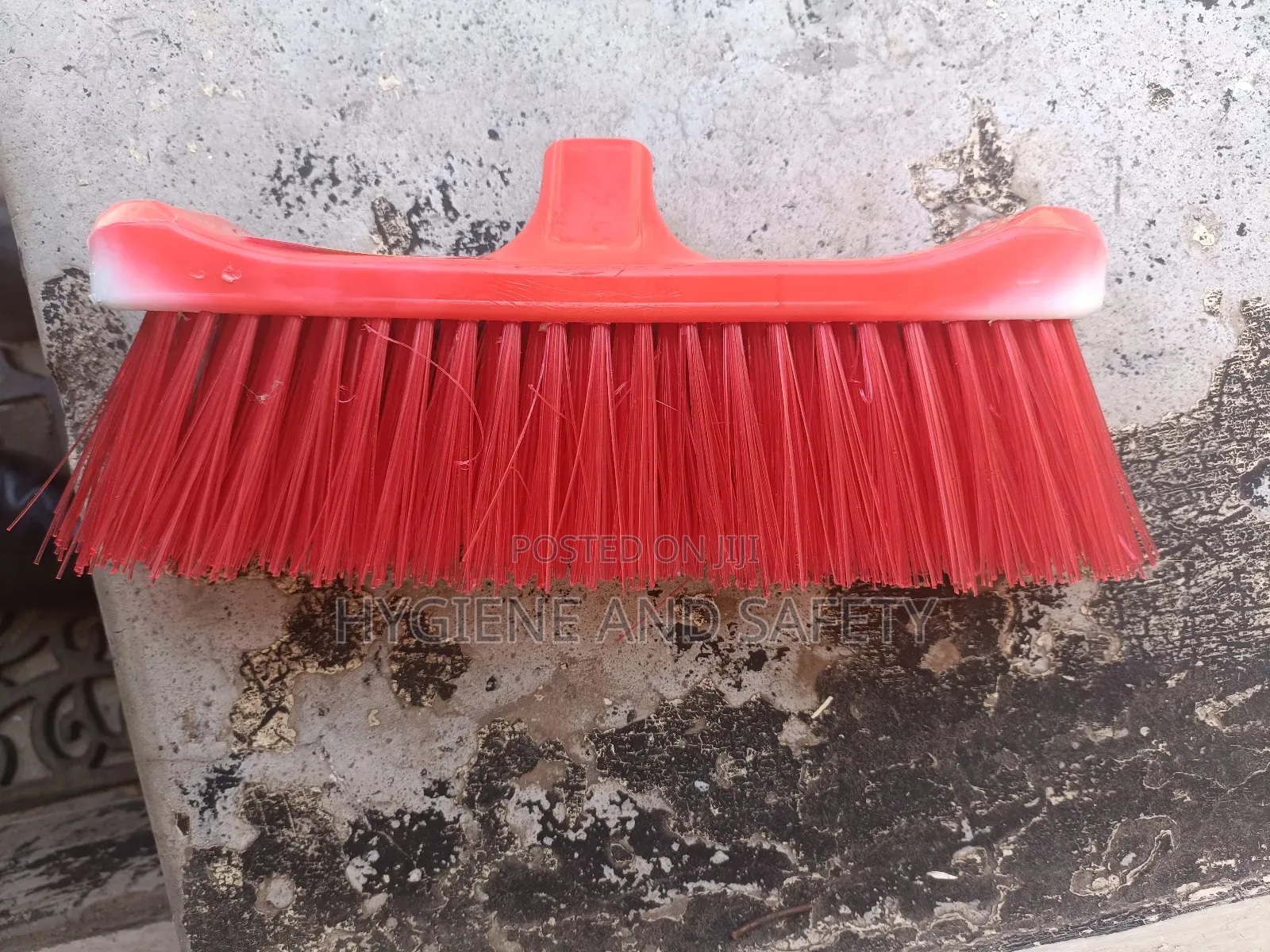 Hard Broom With Wooden Handle