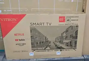 Vitron 65" Smart Led Uhd Tv, Netflix–Powered by Webos Hub
