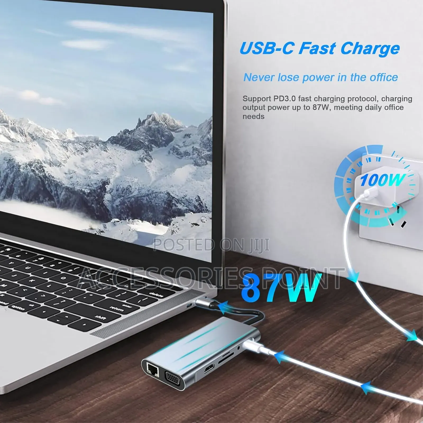 11 In 1 Usb C Hub / Docking Station With Hdmi