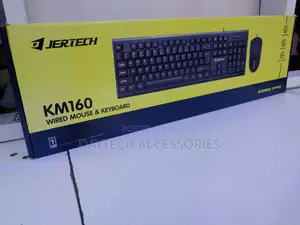Jertech Km 160 Combo Usb Wired Mouse Keyboard