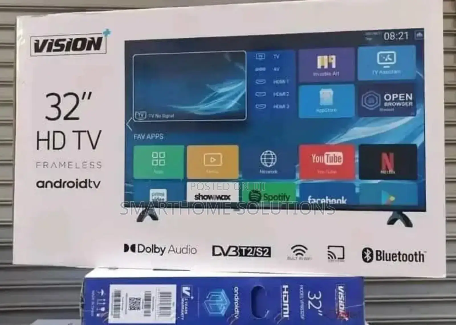 Vision Tv 32 Inches Smart Android Frameless