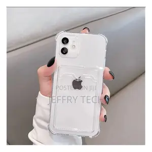 Transparent Cover With With Card Holder for iPhone 12