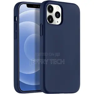 Cover iPhone 12 Sillcone Navy Blue