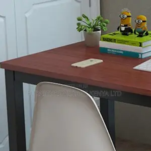 Modern Simple Style Auburn Rectangle Writing Table