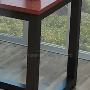 Modern Simple Style Auburn Rectangle Writing Table