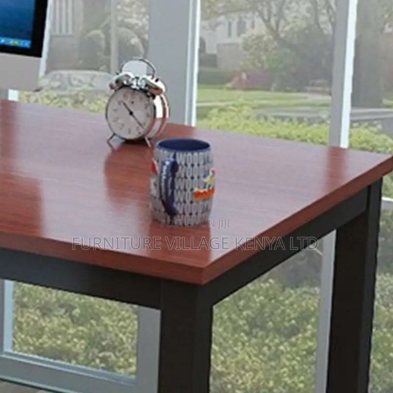 Modern Simple Style Auburn Rectangle Writing Table