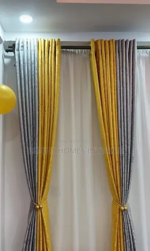 Curtains Heavy Curtain Gold Curtain Available