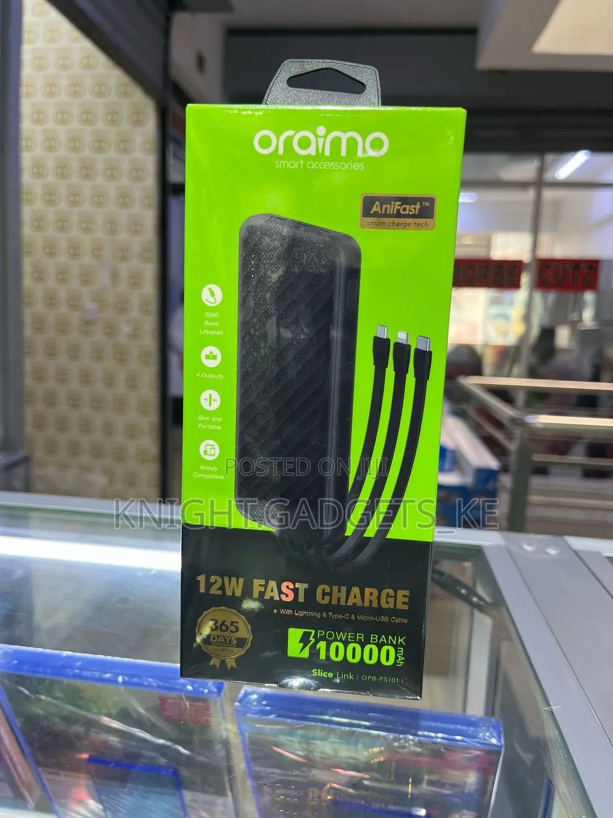 Oraimo Slice Link<> 10mah Powerbank ! 