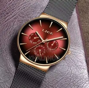 Lige Chronograph Watch‹‹‘ Lige Mesh Chrono Watch