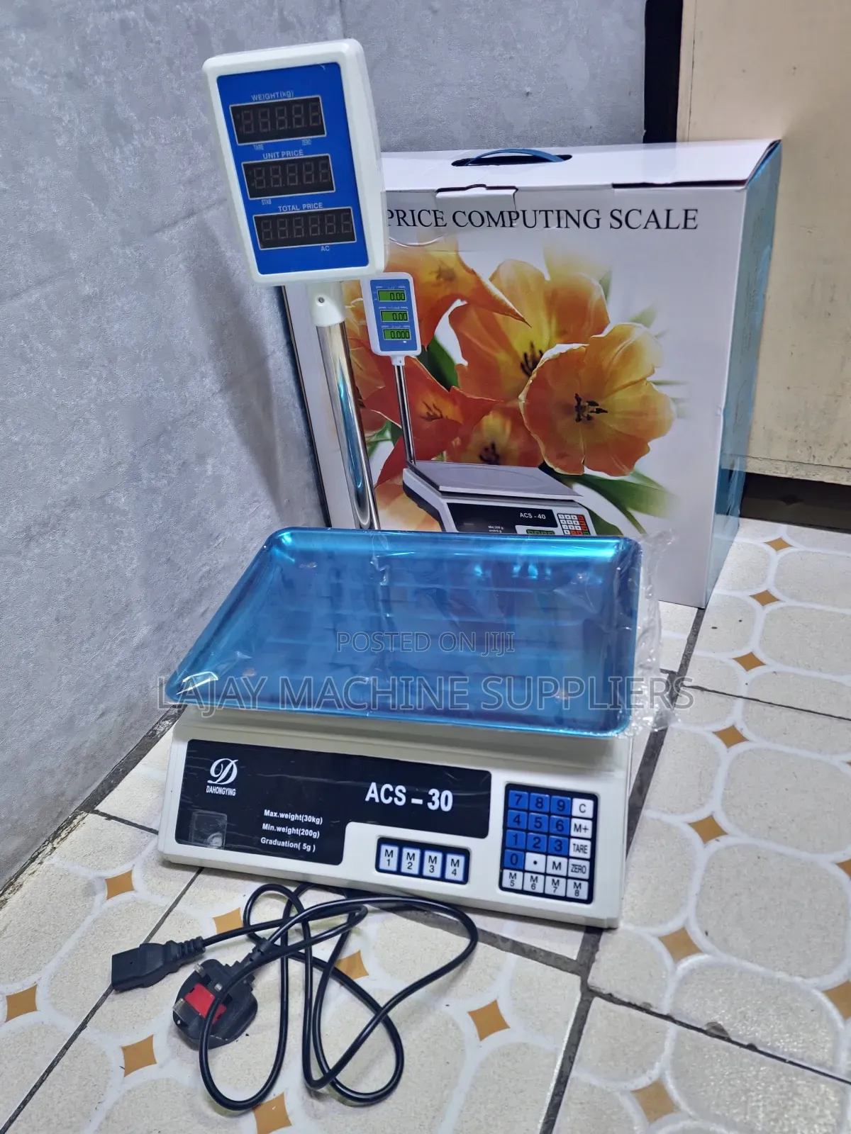 Digital Weighing Scale 30kg With Pole