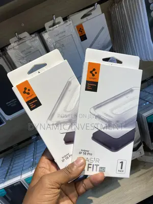 iPhone 16 Pro Spigen Glas.Tr Ez Self Fit Screen Protector