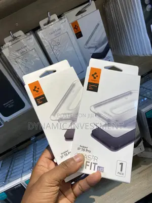 iPhone 16 Pro Spigen Glas.Tr Ez Self Fit Screen Protector