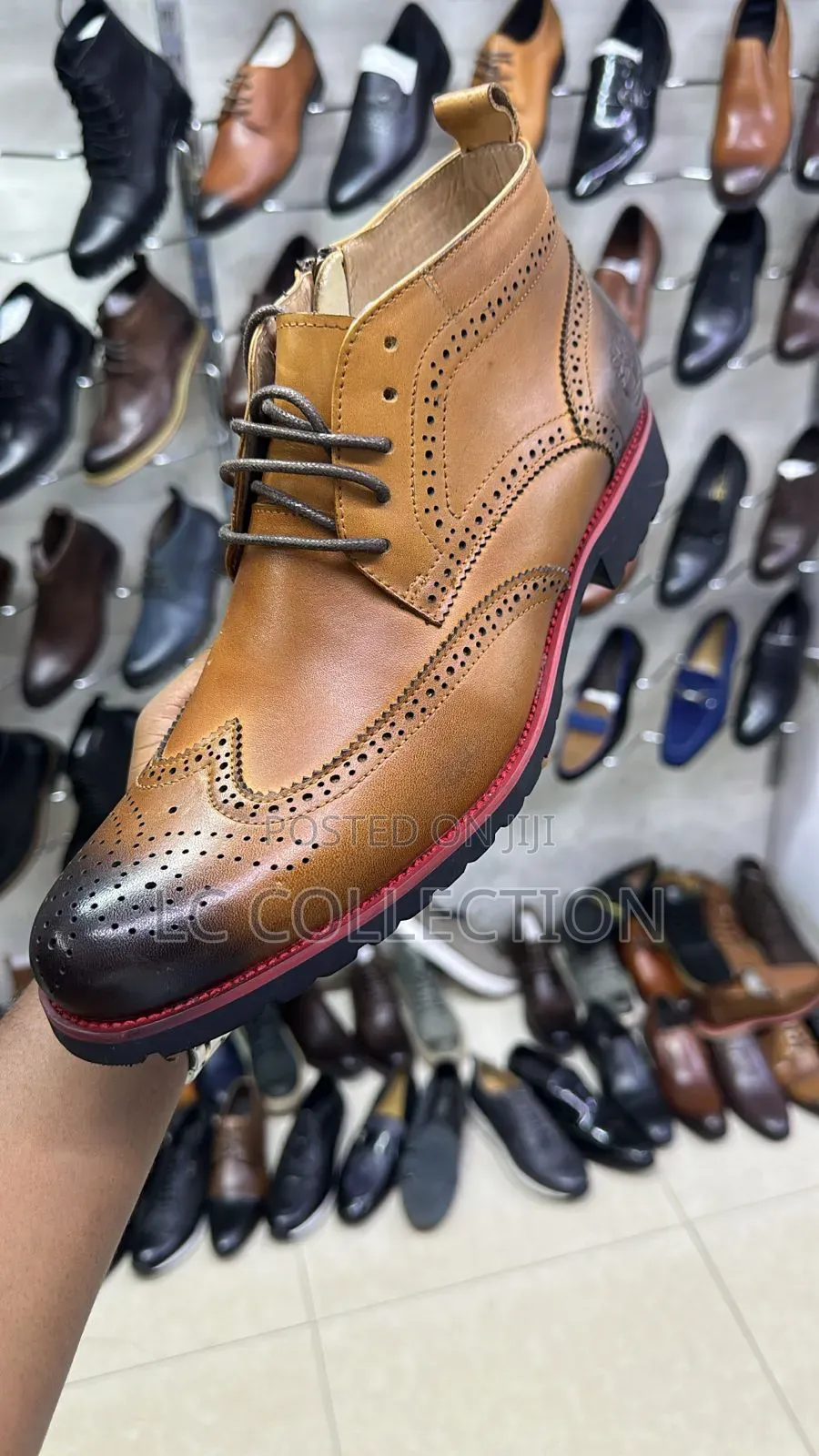 Bootshoe Leather and Rubber Sole