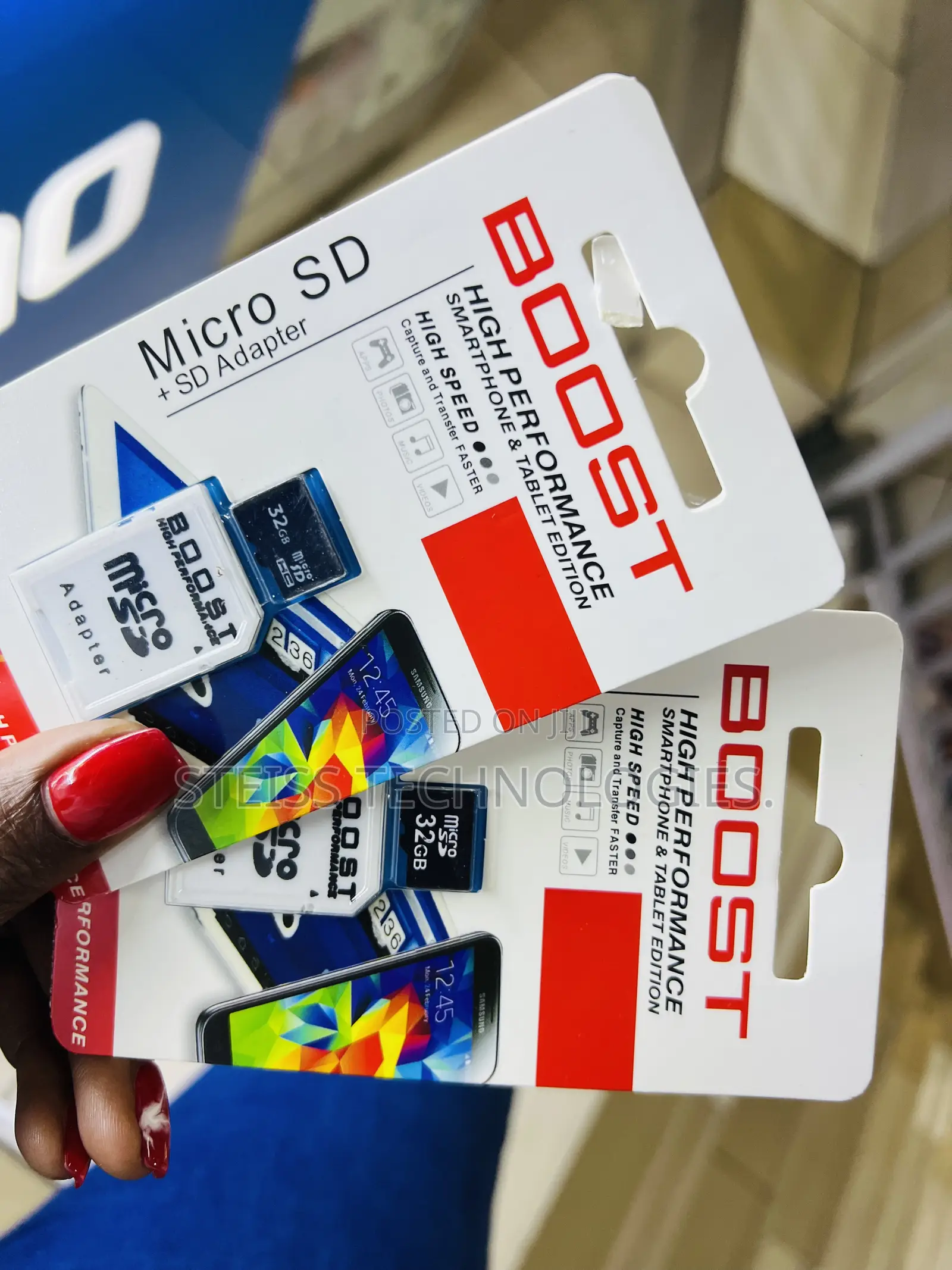 32gb Boost Memory Microsd:Cards