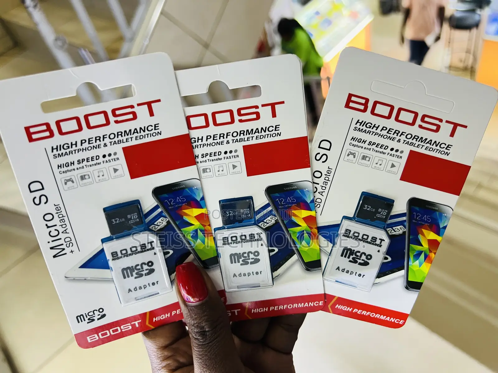 32gb Boost Memory Microsd:Cards