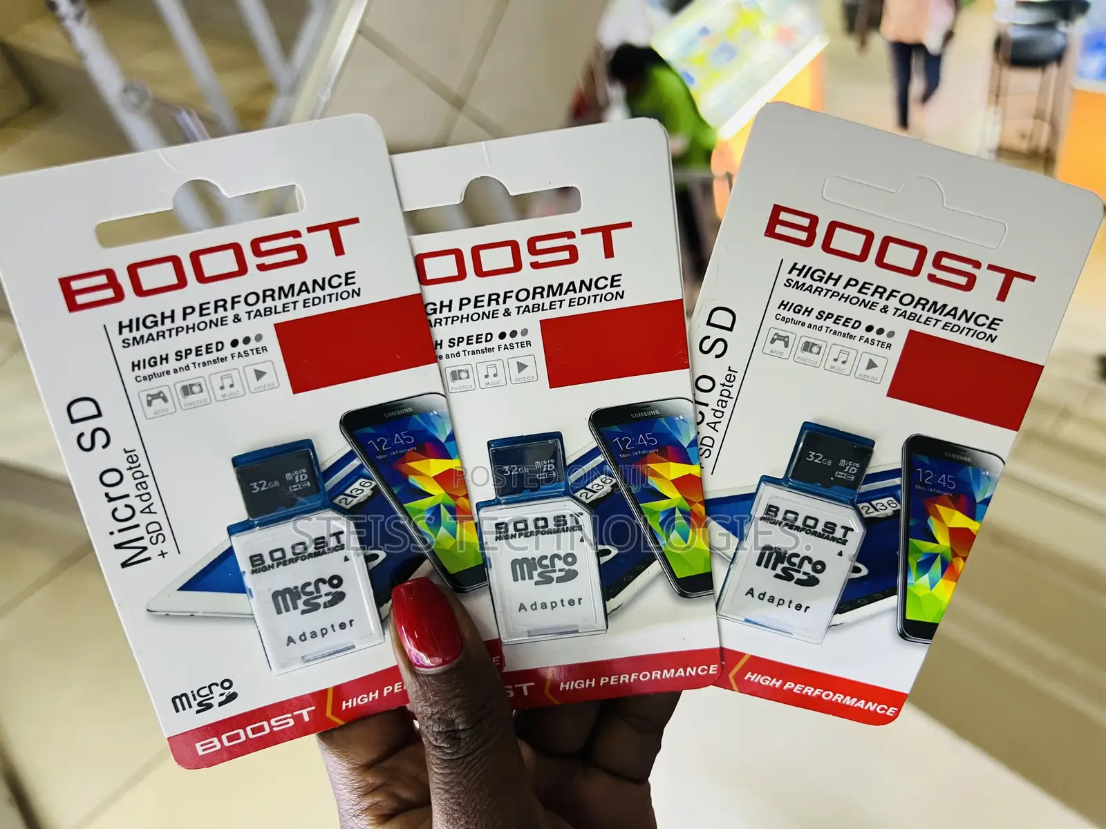 32gb Boost Memory Microsd:Cards