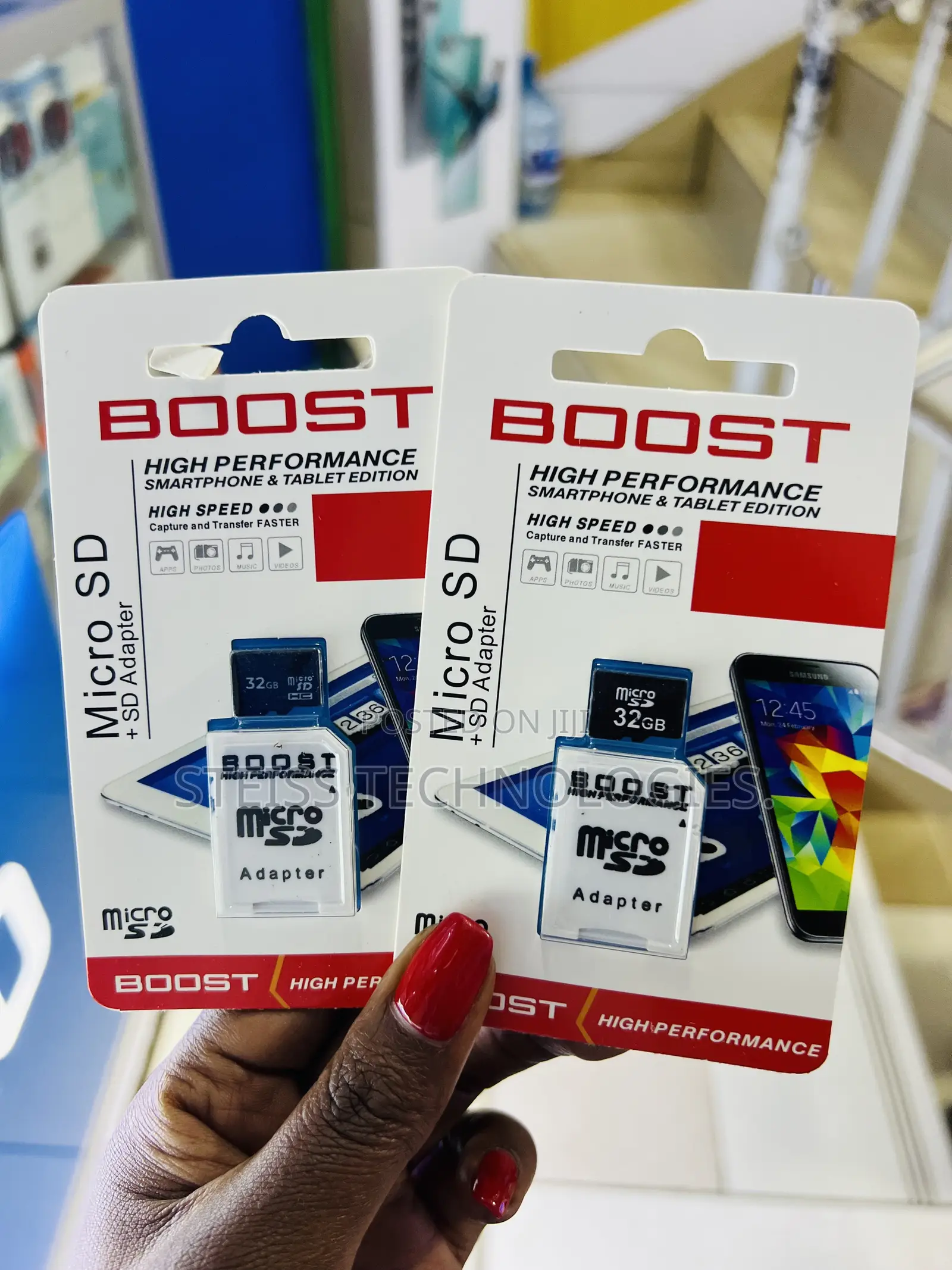 32gb Boost Memory Microsd:Cards