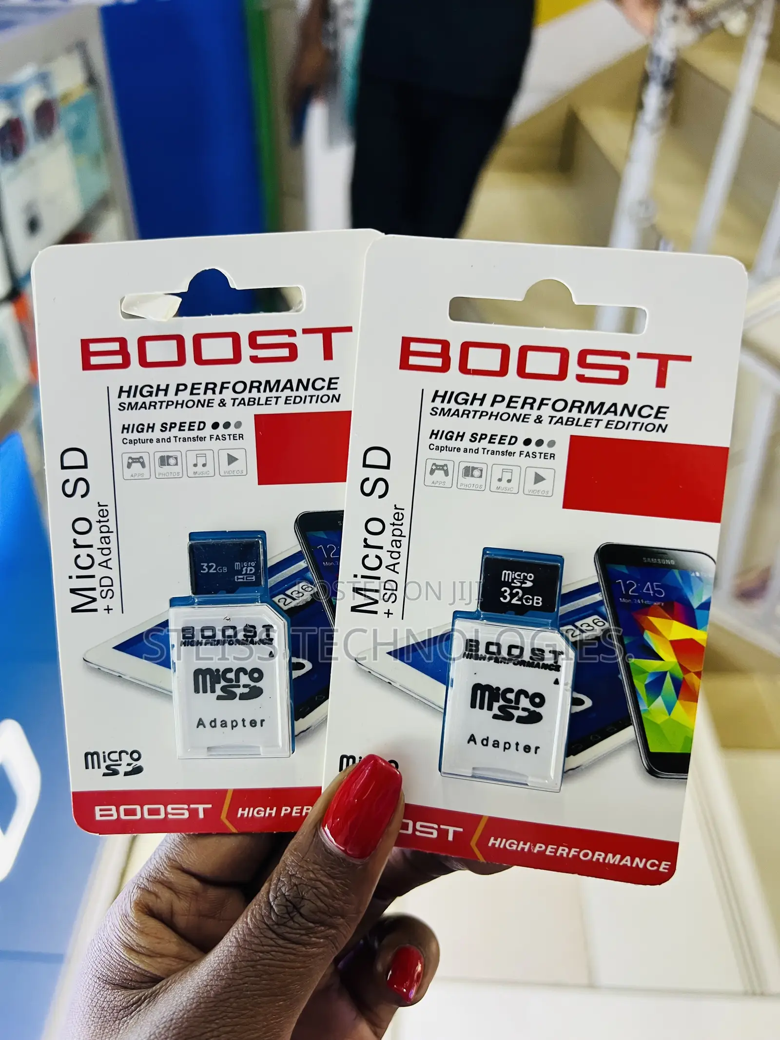 32gb Boost Memory Microsd:Cards