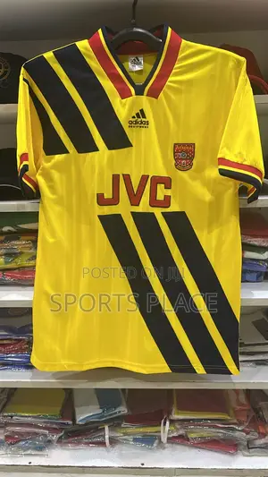 Arsenal Away 1993-94 Retro JVC Football Jersey
