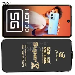 Antistatic Glass Screen Protector for Infinix Hot 30 5g