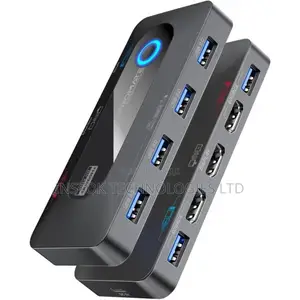 Promate KVM Switch Selector With Usb Hub
